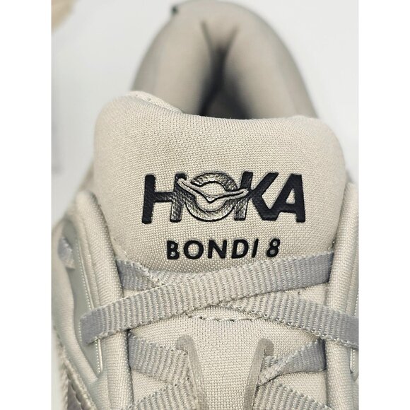 Hoka One One Men's Light Gray  Bondi 8 Athletic Running Shoes Sz 10D 2812 - Picture 14 of 16